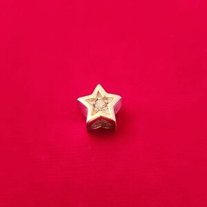 Ibb Thai Sterling Silver 925 Star Rhinestone Charm fits Pandora Bracelet